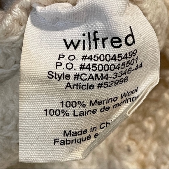 Wilfred Aritzia Sleeveless Sweater Cream XXS - Picture 4 of 5